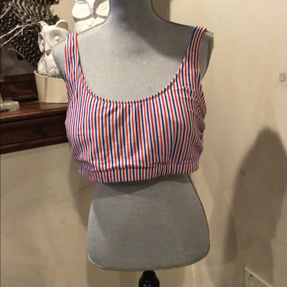 Red White Blue swim top - Picture 5 of 6